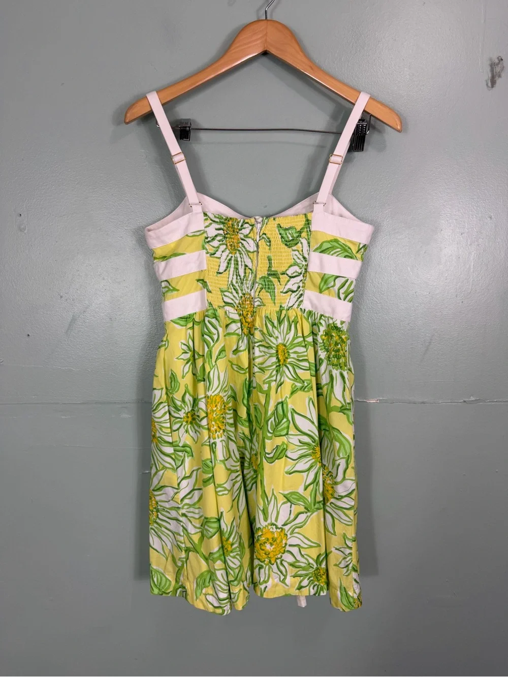 Lilly Pulitzer Cheri Mini Dress Floral Green Size 4